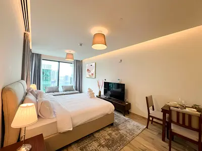 Luxury Studio with Unobstructed Burj Khalifa View