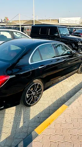 Mercedes C 200 with Gargash warranty, 93k kms run, 2020 sep registered