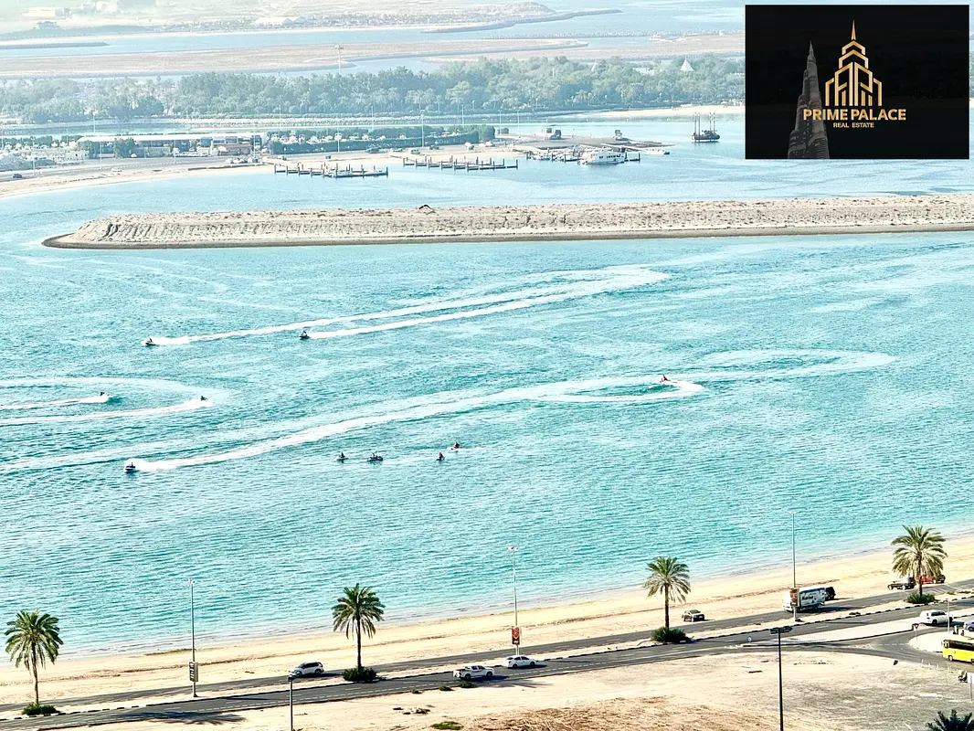 Luxury sea view 3BHK 15days free 2 master bedroom with Gym swimming pool free kids playing area free Balcony wardrobe with maid room just in 75k