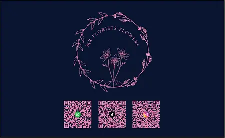 Mr. Florist Flowers Decorative Card