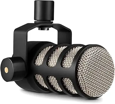 RØDE PodMic Broadcast-quality Dynamic Microphone with Integrated Swing Mount for Podcasting, Streami