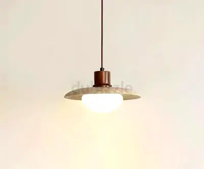 Aurea Travertine Pendant Light
