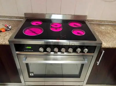 Free delivery Campomatic Stainless Steel Gas Range with Oven dual fan 90 cm
