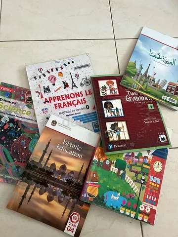 SUNRISE INTERNATIONAL SCHOOL AUH 4th grade textbooks
