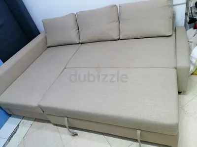 Comfortable Beige Sectional Sofa