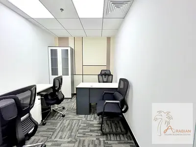 Corporate Offices with Elegant Reception & Lounge Area | Near METRO- BURJUMAN Station | Prime Location