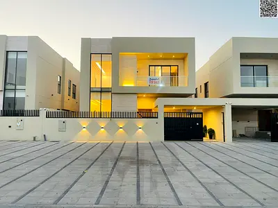 Villa for sale, elegant design, excellent interior yard, freehold for life, two-story villa