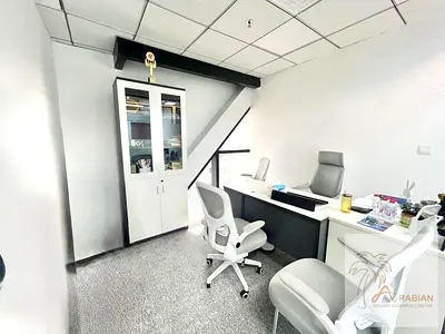 Corporate Offices with Elegant Reception & Lounge Area | Near METRO- BURJUMAN Station | Prime Location