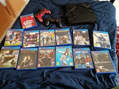 PS4 Slim 500GB With 13 games