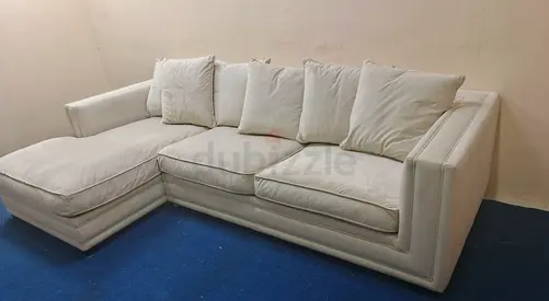 Super comfy velvet feather 🪶 filled the one brand sofa