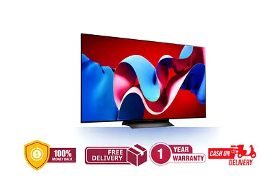 LG 65 Inch OLED evo AI C4 4K Smart TV OLED65C4 - Full Warranty with Free and fast Delivery