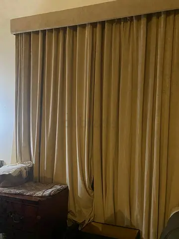 ستائر طويله وقماش اصلي