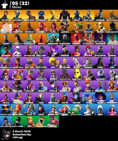 Fortnite Account OG Travis Scott