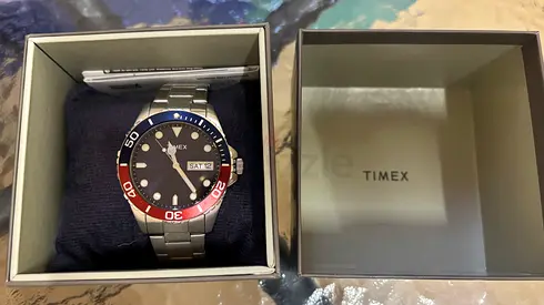 Timex Men Watch - Brand New - Pepsi - American 🇺🇸
