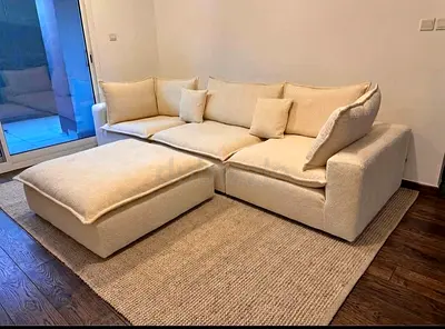 Luxury Wing Sofa – 4 Part Moveable Design