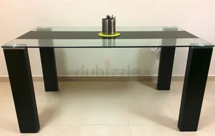 Modern Glass Dining Table/Desk