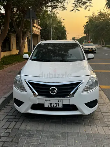 Nissan Sunny 2024 white color  GCC