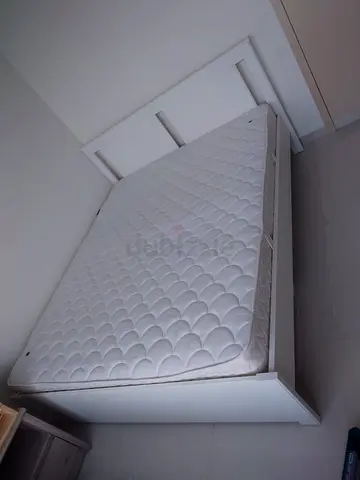 Ikea bed frame with mattress 160cmx200cm Queen size