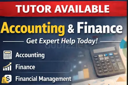 EXPERT ACCOUNTING AND FINANCE TUTOR AVAILABLE