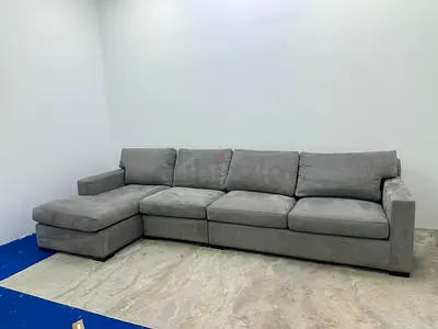 Still brand new cratebarrel lshape sofa