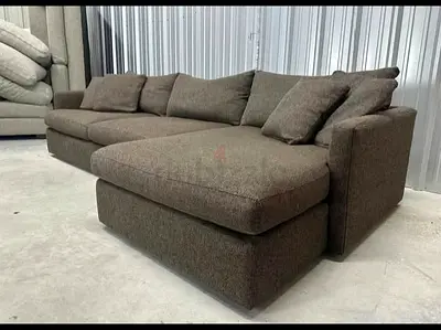 Crategbarrel L shape sofa