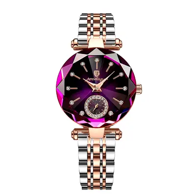 POEDAGAR Luxury Womens Watch – Stainless Steel Waterproof Quartz Wristwatch