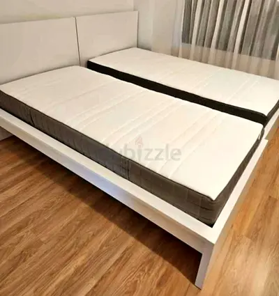 Ikea single beds with mattress available in perfect condition