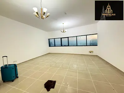 Full sea view luxury 2BHK hall with maid room big size apartment with car parking free gym swimming pool free balcony wardrobes 6 payment just in 63k.
