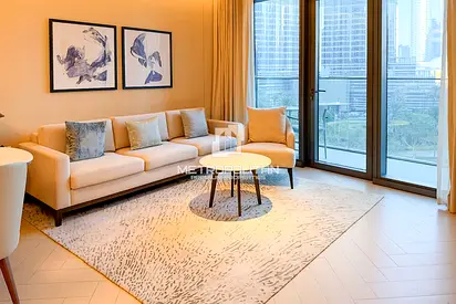 Burj Khalifa and Fountain Views | Furnished
