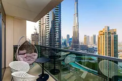 Pay in 12 Cheques | Burj View | Stylish 3BR + Maids Room in Act One Tower Downtown