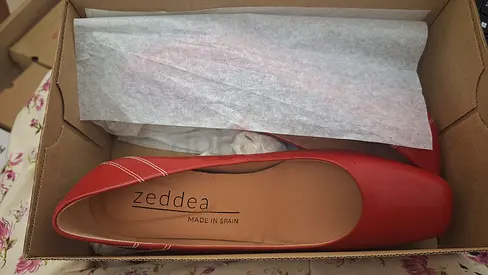 Red Flats by Zeddea - Made in Spain