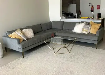 West elm Branded Corner shape sofa