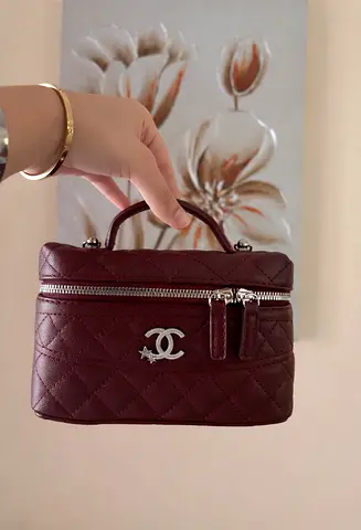 Burgundy Chanel bag