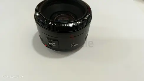 Canon 50mm f/1.8 Lens- minor rust on mount. Selling urgently
