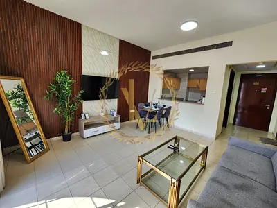 1 Bedroom and Hall with balcony in International City close to the bus stop