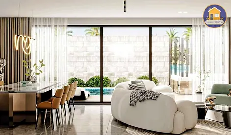 5BR Villa for Sale in Sharjah | Huge Garden | Lagoon Community | 5% Booking