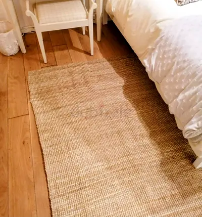 BOHO Jute NATURAL Rug 350 FREE DELIVERY