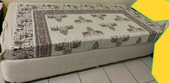 Single Bed with Mattress for Sale