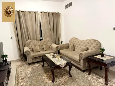 فرصة لا تعوّض للإيجار الشهري بعجمان غرفة وصالة مفروش بالكامل في أبراج اللؤلؤة  الراشيدية 1 موقع مميز على شارع الشيخ خليفة