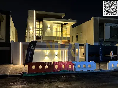 فيلا فاخرة في الروضة 1 | 5 غرف ماستر + صالتين + مجلس | مساحة 5700 قدم | سعر 3,300,000 شامل كهرباء ومياه ومكيفات