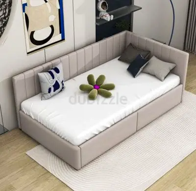 Modern Upholstered Day Bed with Storage