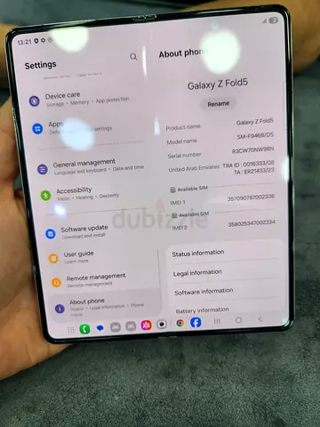 Samaung Galaxy Z Fold 5 512GB Used