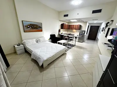 🔥Monthly Or Yearly🔥 II Fully Furnished with Balcony || Nearest To RTA Transportation