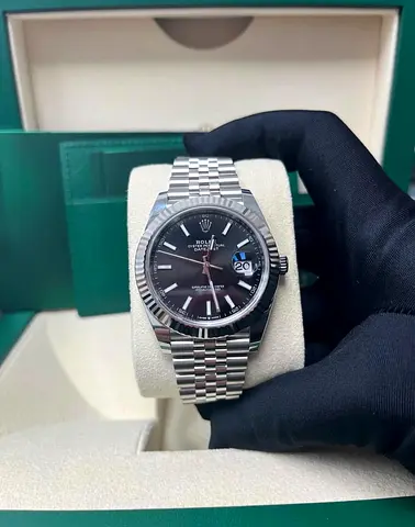SC Rolex DateJust Black 41 1-1