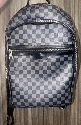 Authentic Louis Vuitton backpack in Damier Graphite canvas