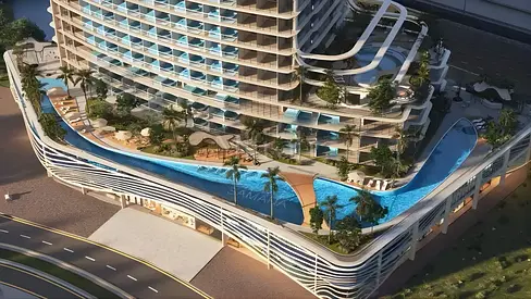 Furnished Studio | Samana Barari Heights | Pool & City Views