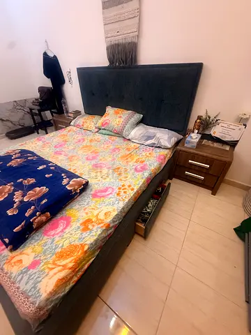 Comfortable Bed with Stylish Design, Milan Italy bought from OC homes