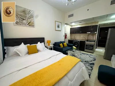 A prime rental opportunity in Ajman Furnished studio with new furniture (second occupant)