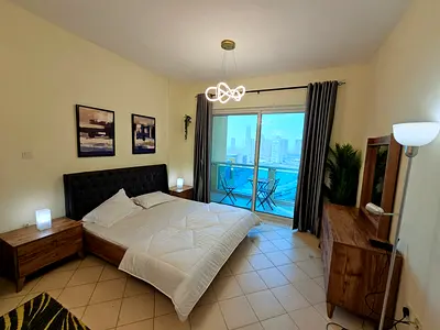 Brand New Elegant Furnished Studio || Amazing Lake View || Near Me'aisem City Centre || Nicely Wooden Flooring