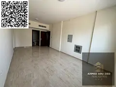 Annual rent in Ajman Al Jurf 3, brand new first-tenant building, 2 master bedrooms + hall, 3 bathroo